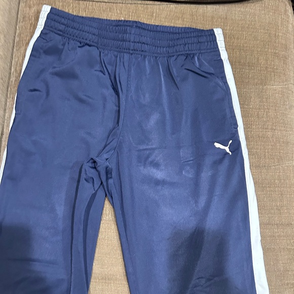 Puma Navy and White Zip-Up Jacket & Pants (Full Tracksuit) - Picture 1 of 9